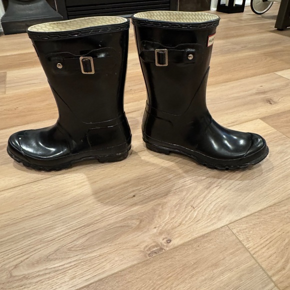 Womens Hunter Original Short Gloss Rain boot Size 7 - Picture 2 of 8